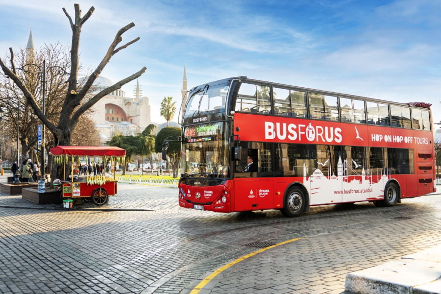 Istanbul Sightseeing Bus By Night 